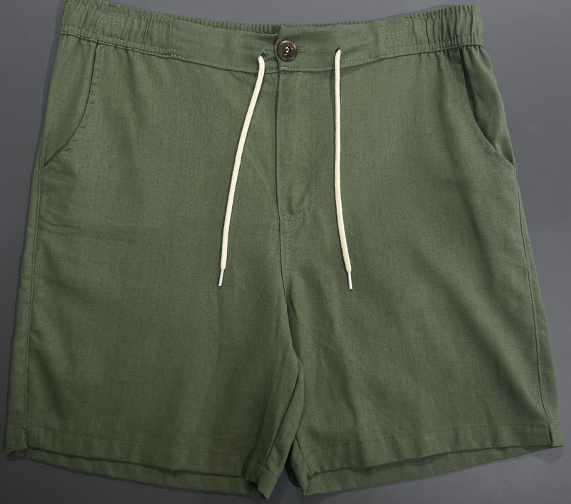 Bermuda Linho - Verde Militar - 2154