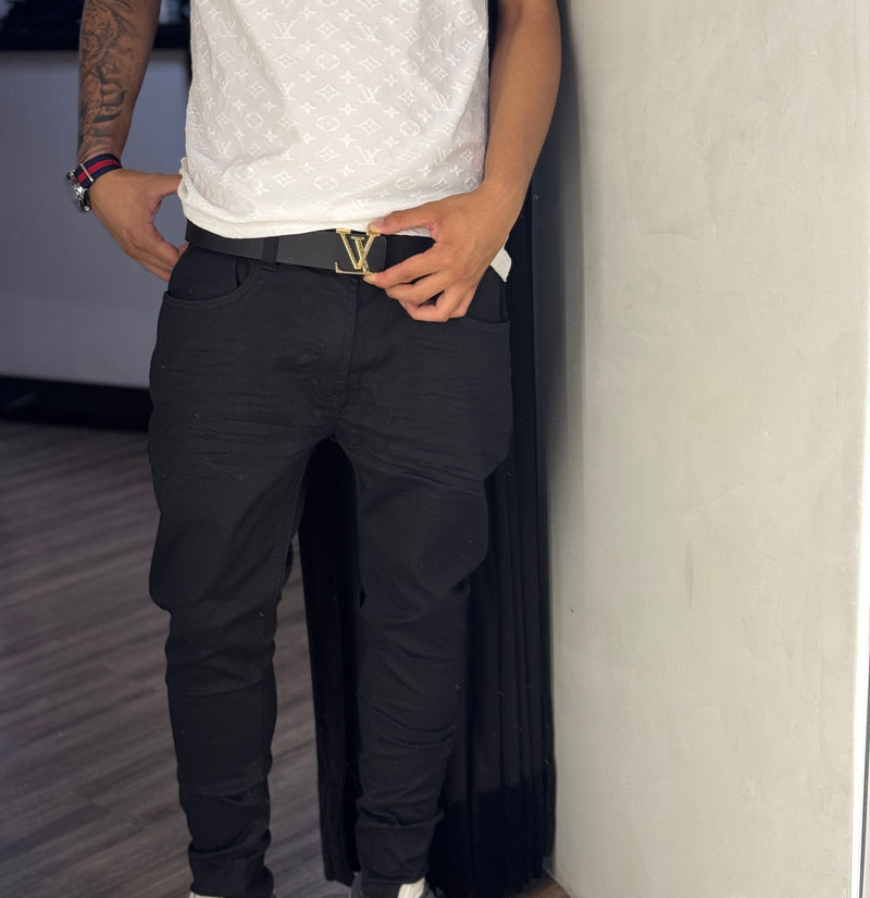 Calça Jeans Preta s/ rasgo - City Denim - 2419002